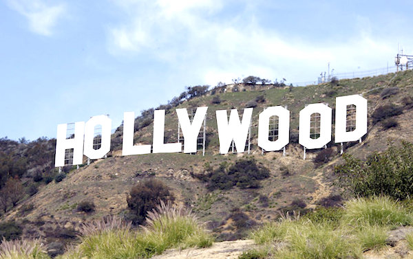 Human Skull Hollywood Sign