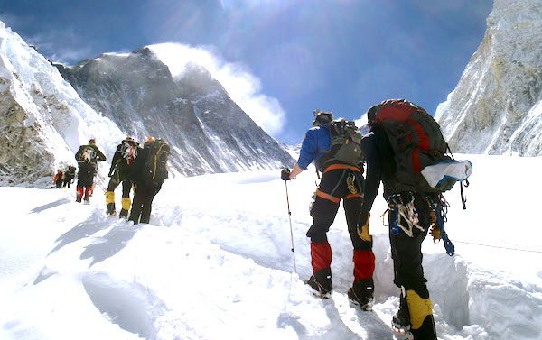 Mount Everest climbers are complaining about crowding on the mountain