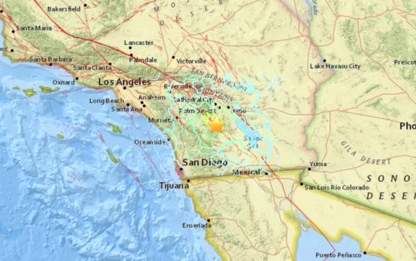 Earthquake Shakes California