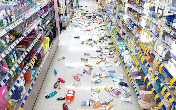 Southern California earthquake shakes items on store shelves in Borrego Springs