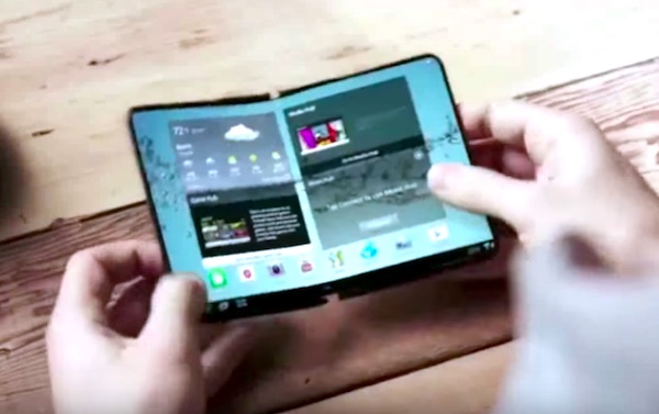 Samsung bendable smartphones