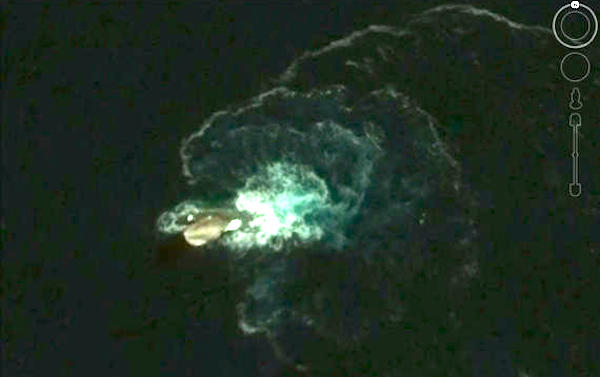 Sea Monster On Google Earth