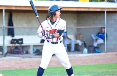 Kelsie Whitmore Hit Furthers Baseball Career In League